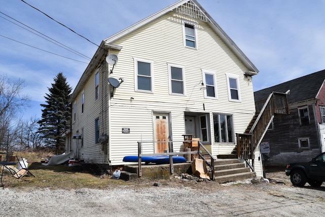 view of rear view of property