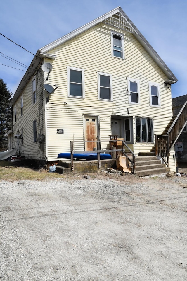view of rear view of house