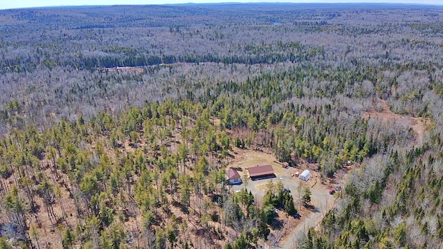 476 N Rd, Medford, ME 04463 - aerial view featuring a view of trees