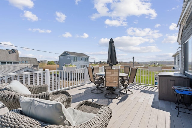 17 Clifford Ln, Wells, ME 04090 - deck with outdoor dining space