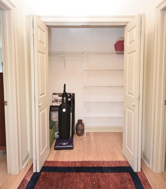 view of closet
