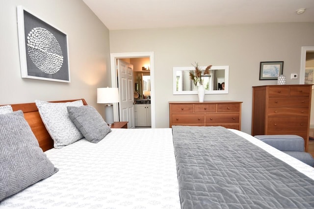 bedroom featuring ensuite bathroom