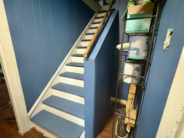 29 W Front St, Skowhegan, ME 04976 - staircase with wood finished floors