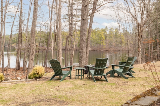 31 Pulpit Rock Rd, Raymond, ME 04071 - view of grassy yard with a water view