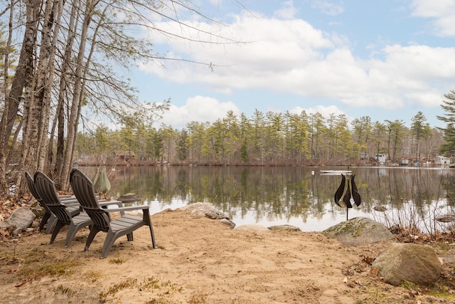 31 Pulpit Rock Rd, Raymond, ME 04071 - water view with a forest