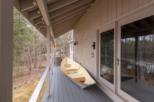 31 Pulpit Rock Rd, Raymond, ME 04071 - view of wooden deck