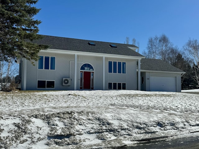 split foyer home with an attached garage