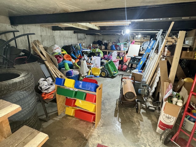 view of storage