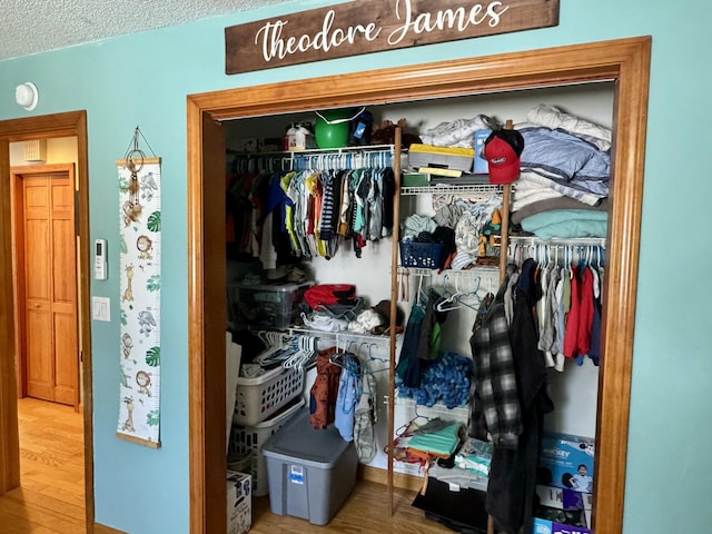 view of closet