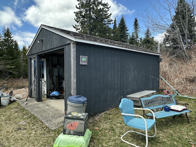 18 View St, Jonesport, ME 04649 - view of shed
