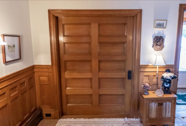36 Cutler Rd, East Machias, ME 04630 - detailed view of a wainscoted wall and a decorative wall