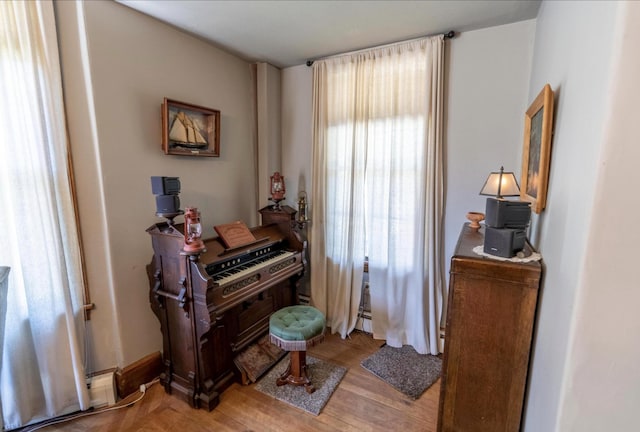 36 Cutler Rd, East Machias, ME 04630 - sitting room featuring light wood-style floors