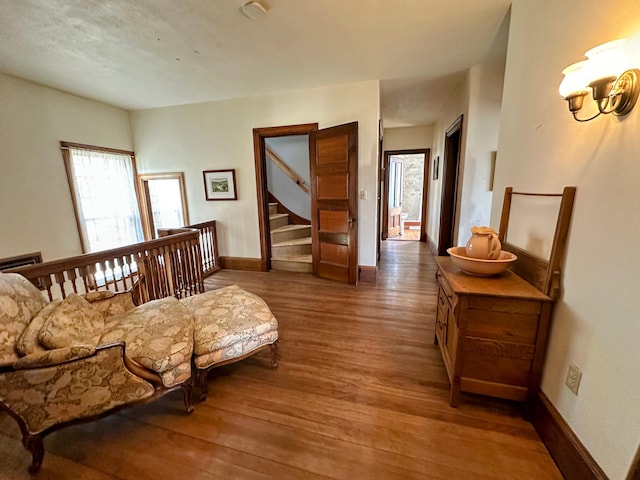 36 Cutler Rd, East Machias, ME 04630 - bedroom with wood finished floors, multiple windows, and baseboards