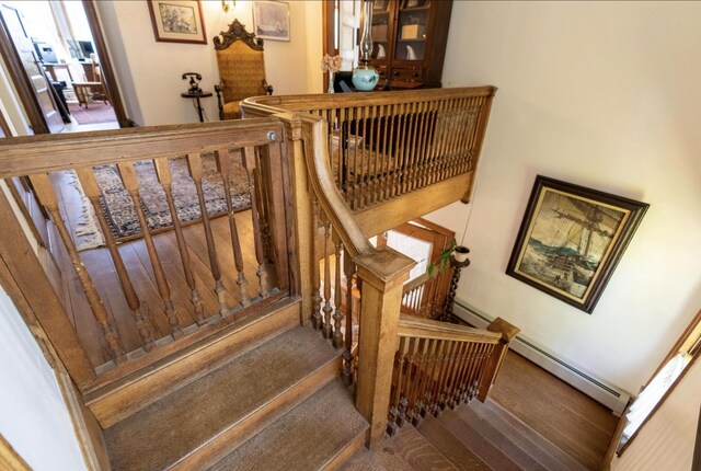 36 Cutler Rd, East Machias, ME 04630 - stairs with baseboard heating