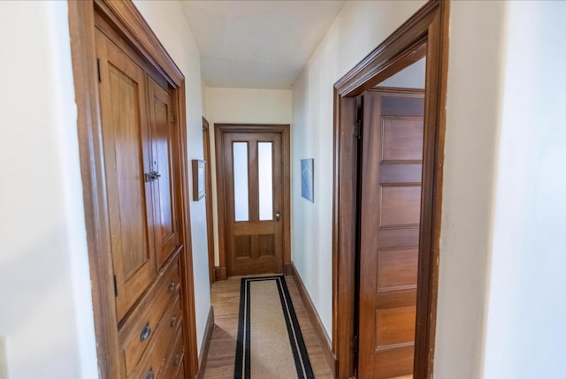 36 Cutler Rd, East Machias, ME 04630 - entryway featuring dark wood-style flooring and baseboards