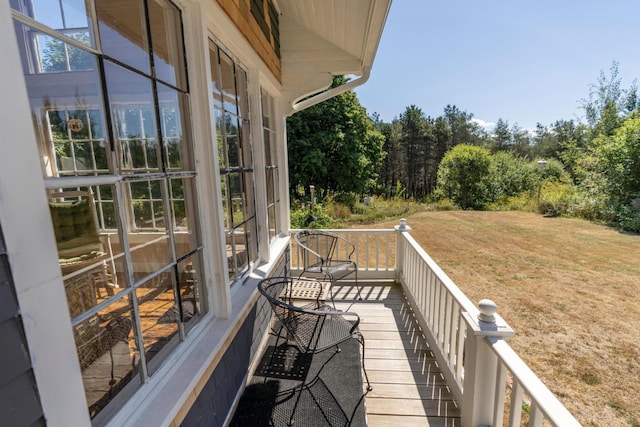 36 Cutler Rd, East Machias, ME 04630 - view of balcony