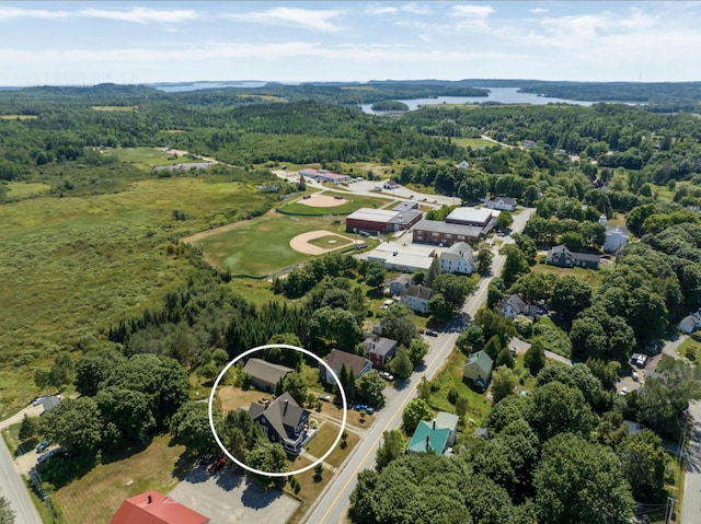 36 Cutler Rd, East Machias, ME 04630 - aerial view of a forest and a nearby body of water