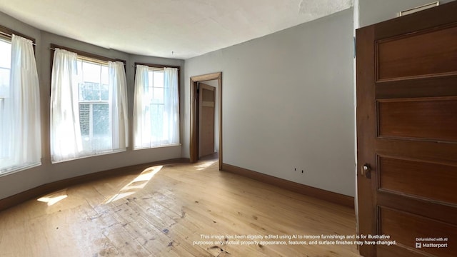 36 Cutler Rd, East Machias, ME 04630 - unfurnished room featuring light wood-style flooring and baseboards
