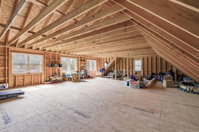 46 Winslow Hill Rd, Nobleboro, ME 04555 - view of attic