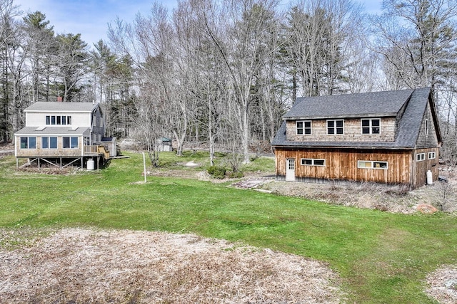 46 Winslow Hill Rd, Nobleboro, ME 04555 - view of yard with an outdoor structure