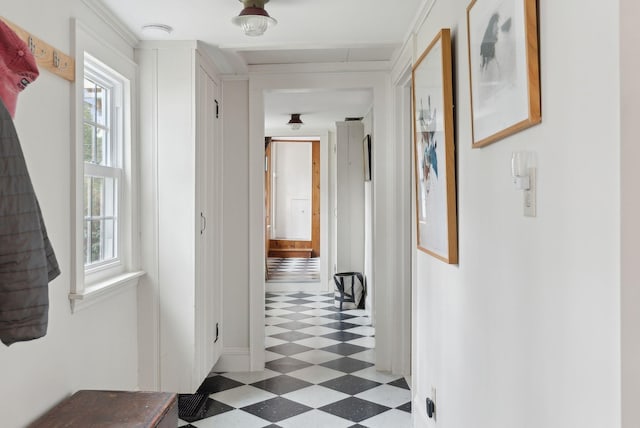 37 Main St, Raymond, ME 04071 - hall featuring light floors and plenty of natural light