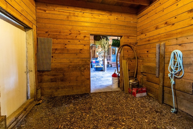 view of horse barn