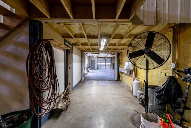 view of horse barn