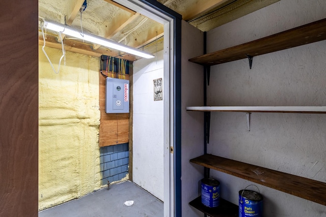 view of basement