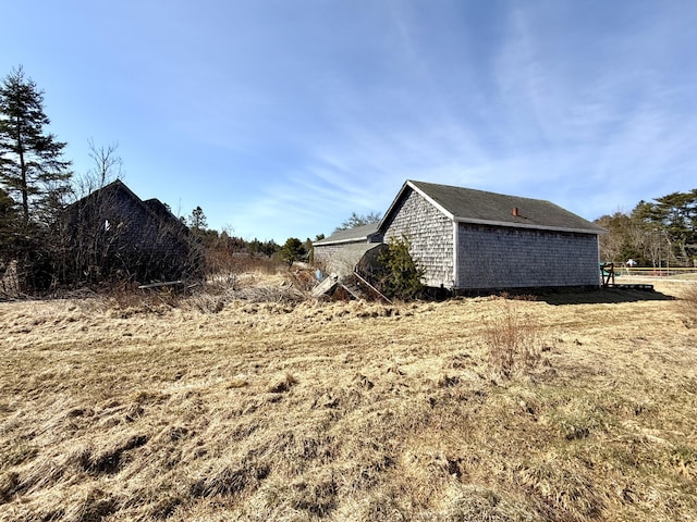 view of side of property