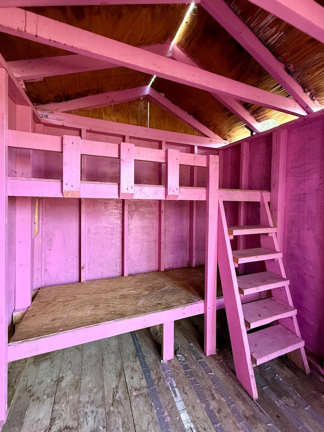 view of storage room