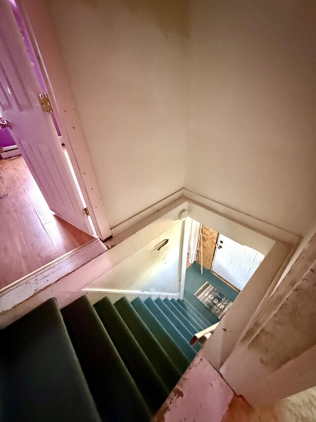 view of staircase