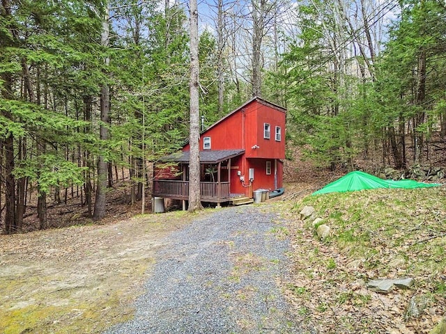 37 Torsey Shores Rd, Readfield, ME 04355 - view of outdoor structure with a forest view