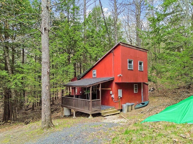 37 Torsey Shores Rd, Readfield, ME 04355 - view of front facade featuring a view of trees