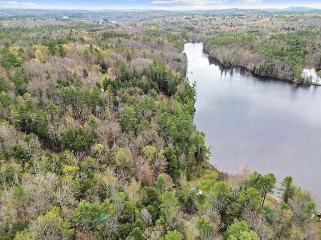37 Torsey Shores Rd, Readfield, ME 04355 - drone / aerial view of a forest and a large body of water