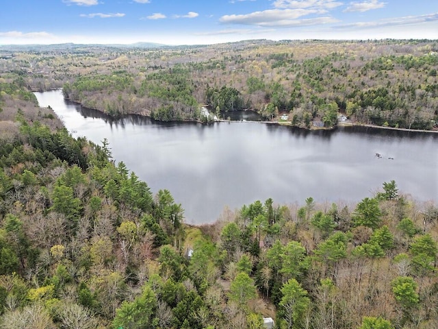 37 Torsey Shores Rd, Readfield, ME 04355 - aerial view of a heavily wooded area and a large body of water