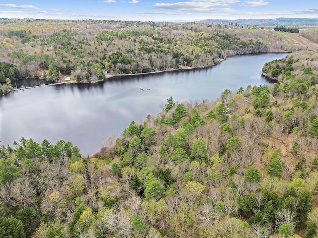 37 Torsey Shores Rd, Readfield, ME 04355 - drone / aerial view of a forest and a nearby body of water