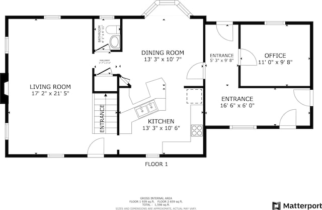 812 County Rd, Lubec, ME 04652 - floor plan / room layout