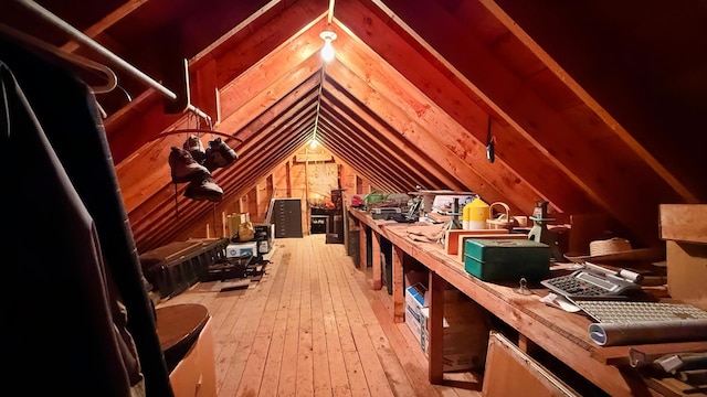 812 County Rd, Lubec, ME 04652 - view of attic