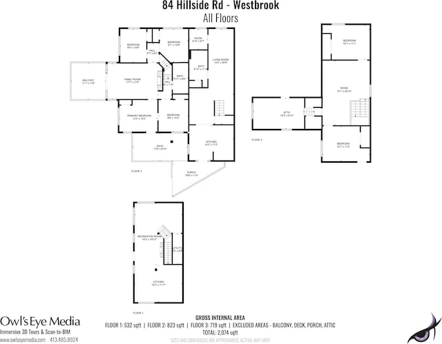 84 Hillside Rd, Westbrook, ME 04092 - floor plan