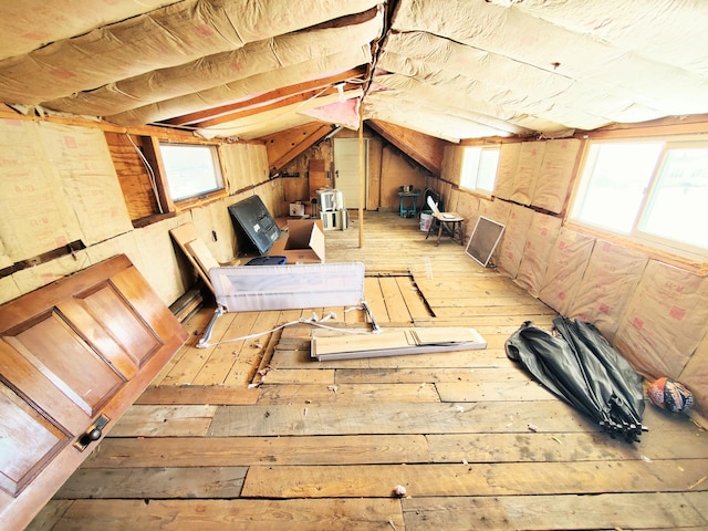9 Locust St, Madison, ME 04950 - attic with a wealth of natural light