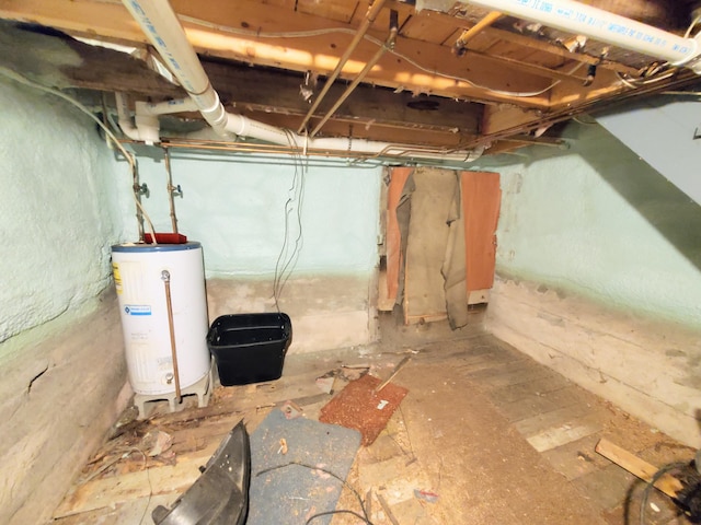 9 Locust St, Madison, ME 04950 - unfinished basement with water heater