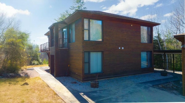 view of side of property