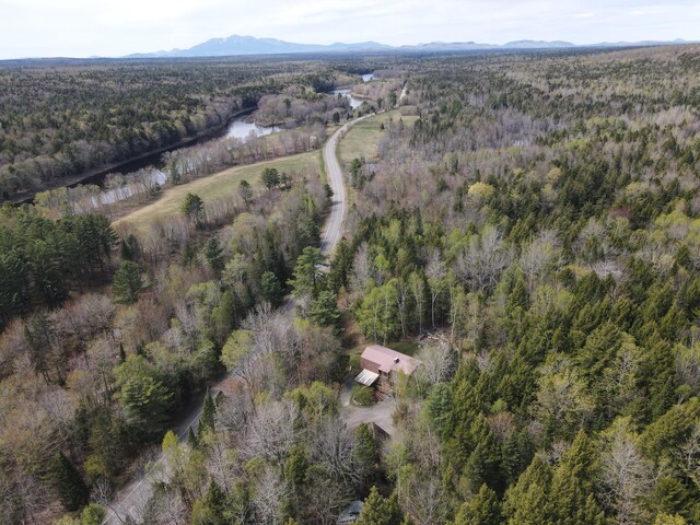 823 Grindstone Rd, Medway, ME 04460 - view of property location with a forest and a water and mountain view