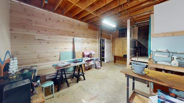 823 Grindstone Rd, Medway, ME 04460 - view of unfinished below grade area