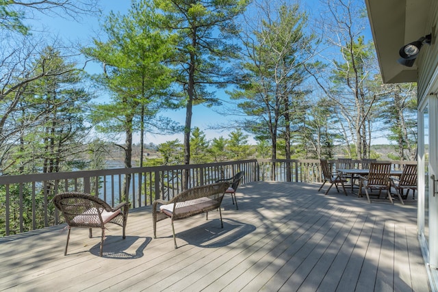 126 Middle Rd, Woolwich, ME 04579 - view of wooden deck