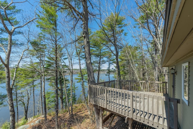 126 Middle Rd, Woolwich, ME 04579 - deck with a water view