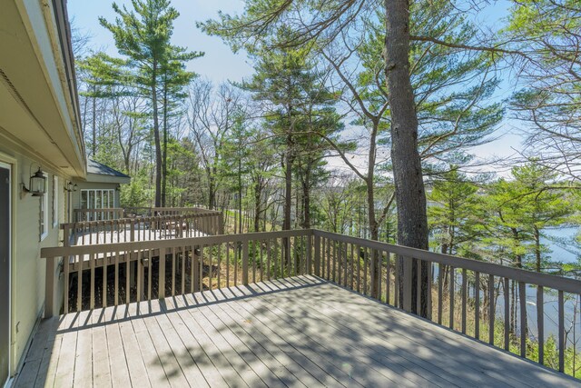 126 Middle Rd, Woolwich, ME 04579 - view of wooden terrace