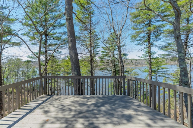 126 Middle Rd, Woolwich, ME 04579 - deck featuring a water view