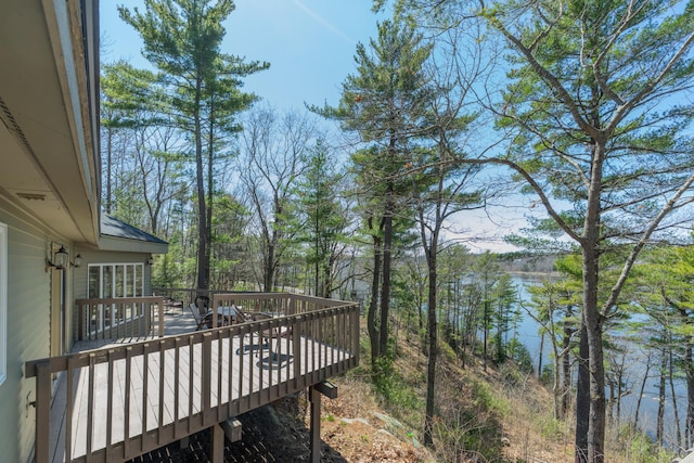 126 Middle Rd, Woolwich, ME 04579 - wooden deck with a water view