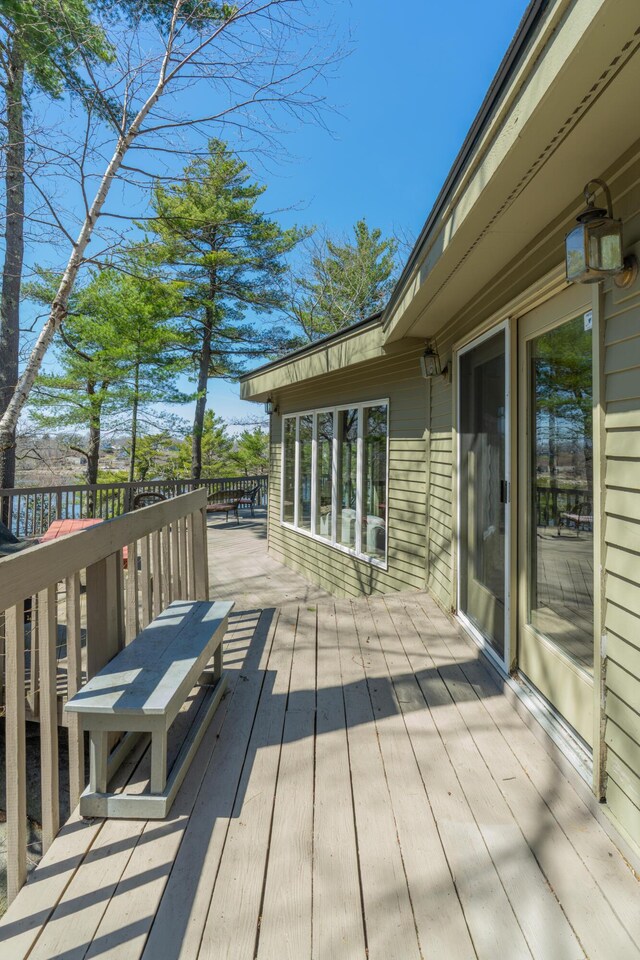 126 Middle Rd, Woolwich, ME 04579 - view of wooden deck